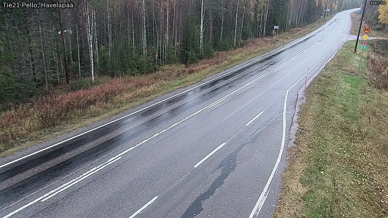 Weather Camera Image Road 21 Pello, Havelanpää, Pello, Lappi
