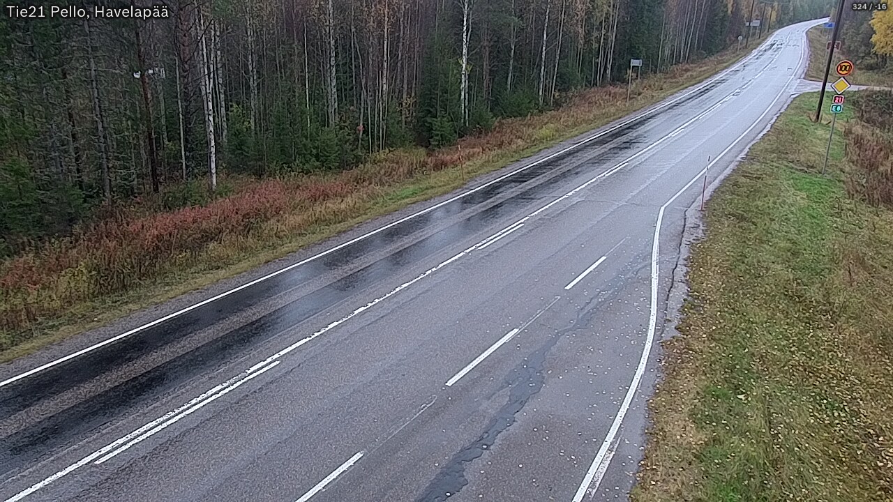 Weather Camera Image Road 21 Pello, Havelanpää, Pello, Lappi