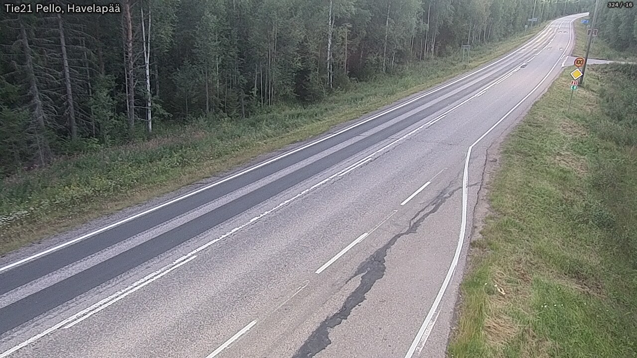 Kelikamerat Kuva Tie 21 Pello, Havelanpää, Pello, Lappi