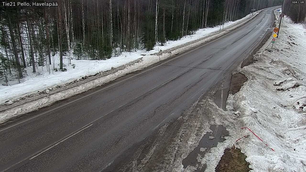 Kelikamerat Kuva Tie 21 Pello, Havelanpää, Pello, Lappi