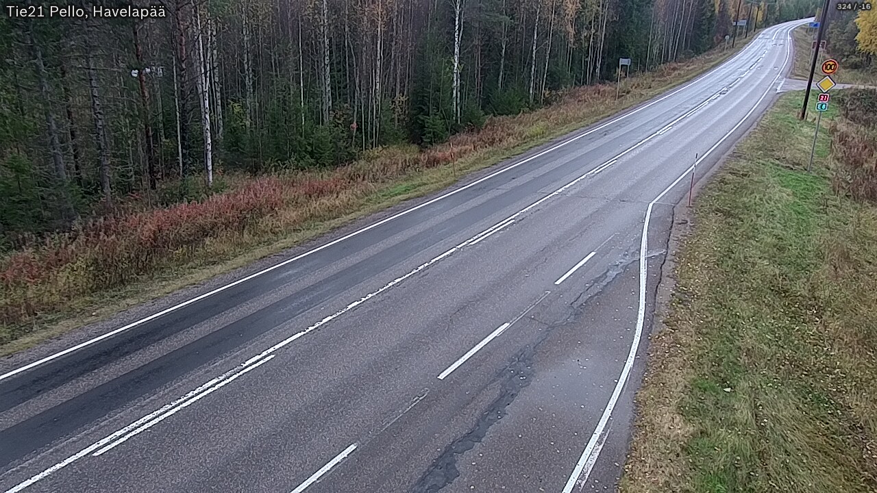 Kelikamerat Kuva Tie 21 Pello, Havelanpää, Pello, Lappi