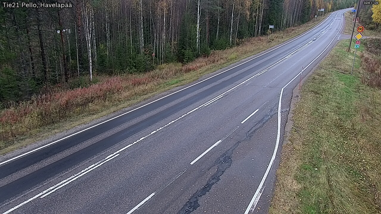 Kelikamerat Kuva Tie 21 Pello, Havelanpää, Pello, Lappi