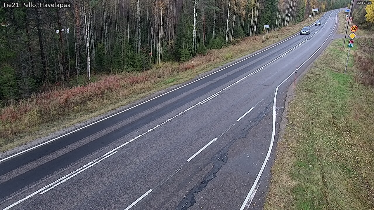 Kelikamerat Kuva Tie 21 Pello, Havelanpää, Pello, Lappi