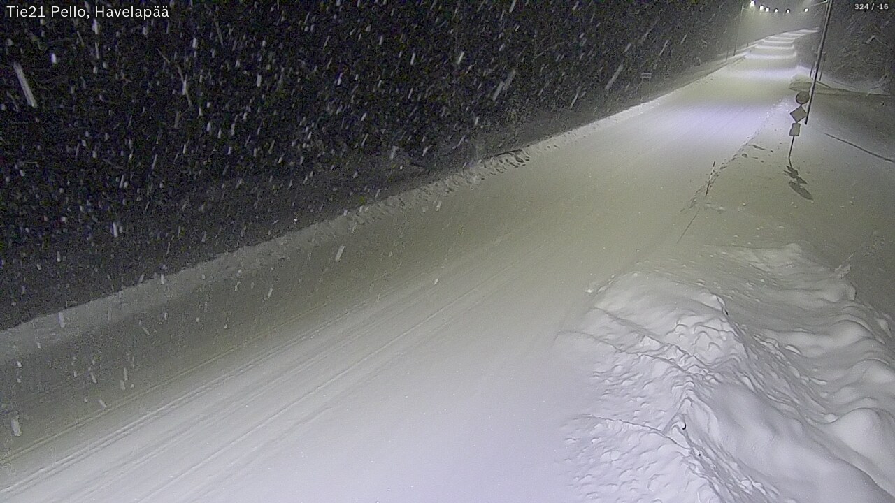 Kelikamerat Kuva Tie 21 Pello, Havelanpää, Pello, Lappi