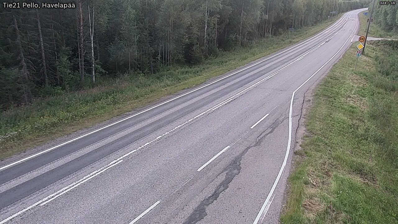 Kelikamerat Kuva Tie 21 Pello, Havelanpää, Pello, Lappi