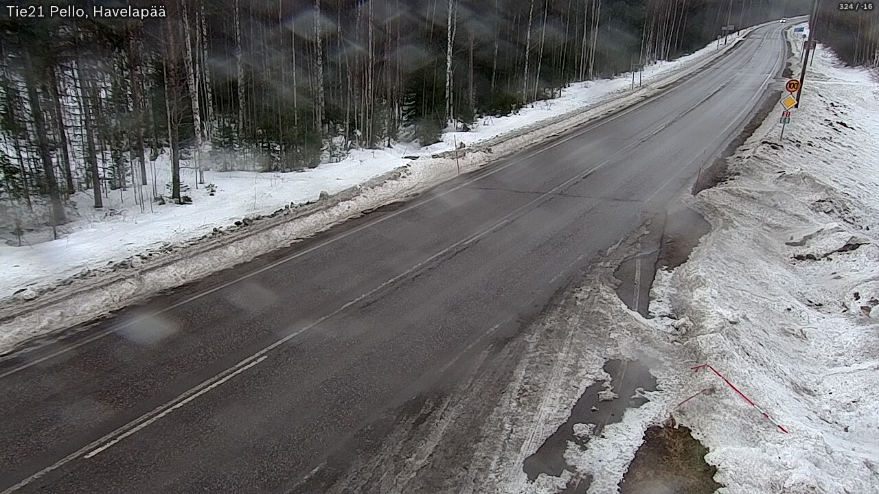 Kelikamerat Kuva Tie 21 Pello, Havelanpää, Pello, Lappi