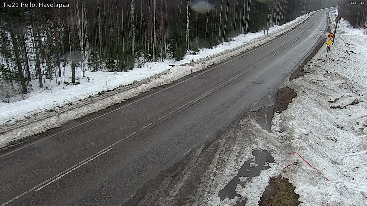 Kelikamerat Kuva Tie 21 Pello, Havelanpää, Pello, Lappi