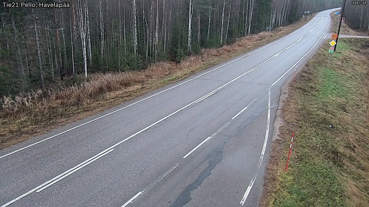 Weather Camera Image Road 21 Pello, Havelanpää, Pello, Lappi