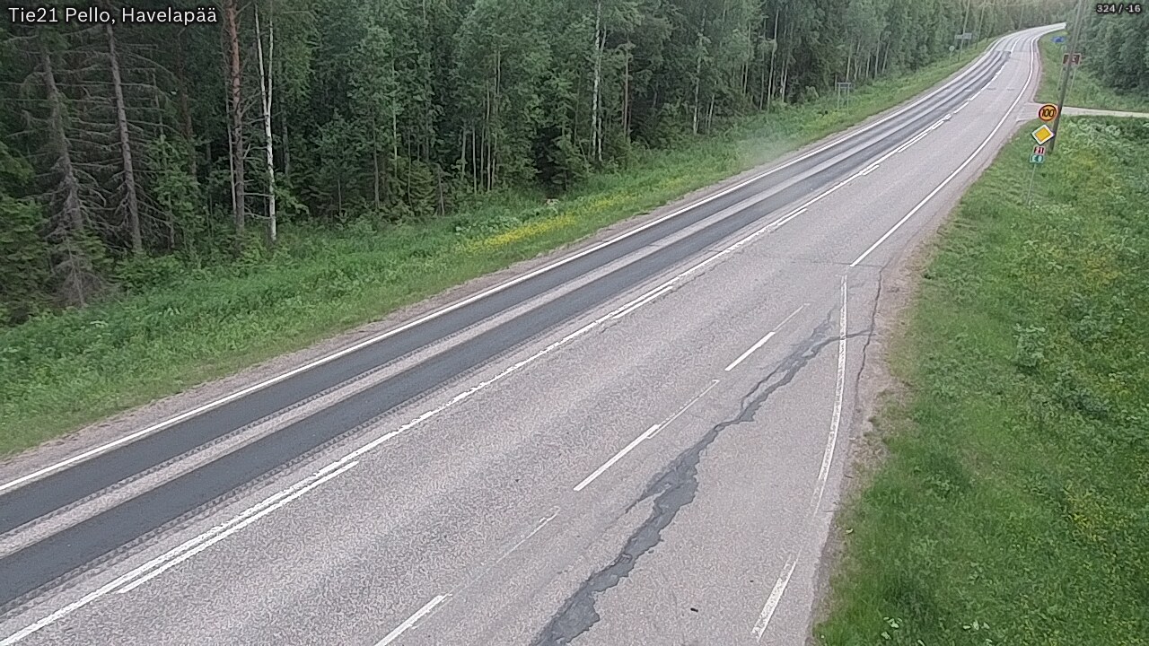 Kelikamerat Kuva Tie 21 Pello, Havelanpää, Pello, Lappi