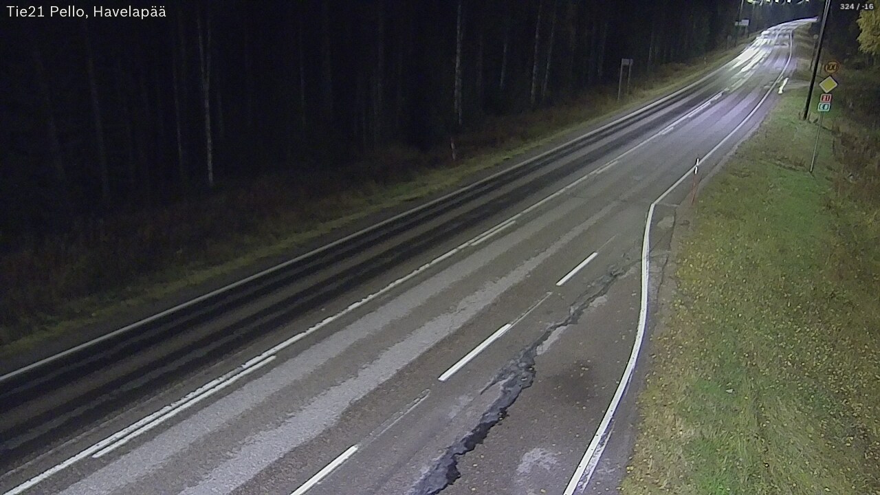 Kelikamerat Kuva Tie 21 Pello, Havelanpää, Pello, Lappi
