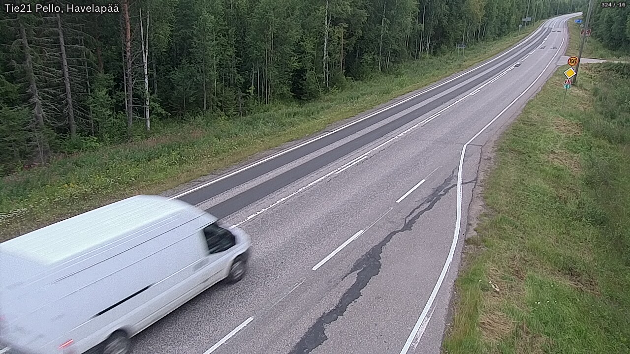 Weather Camera Image Road 21 Pello, Havelanpää, Pello, Lappi