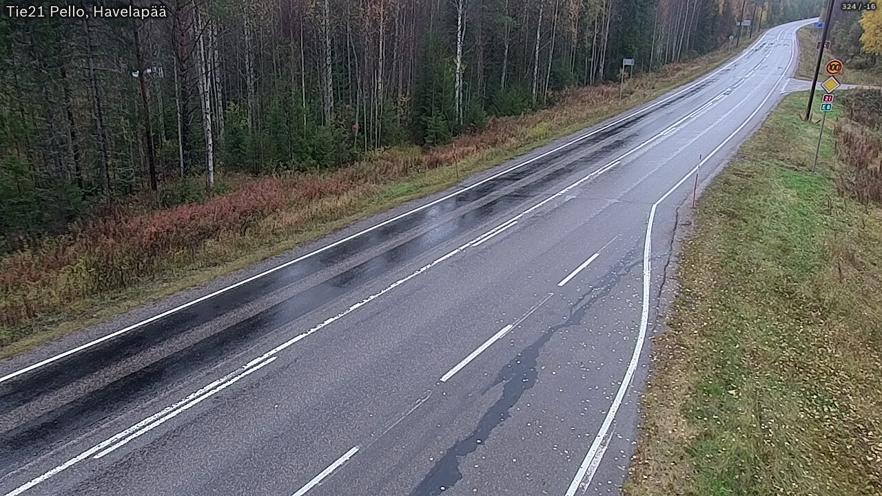 Weather Camera Image Road 21 Pello, Havelanpää, Pello, Lappi