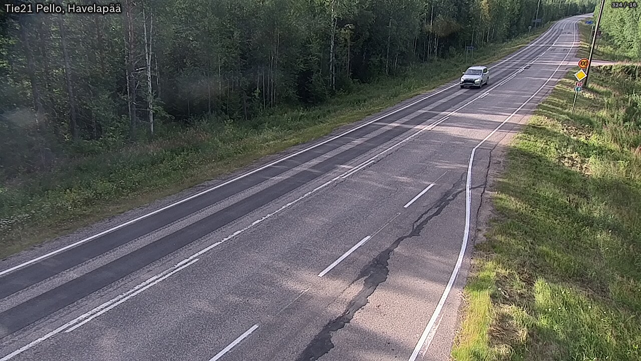 Kelikamerat Kuva Tie 21 Pello, Havelanpää, Pello, Lappi