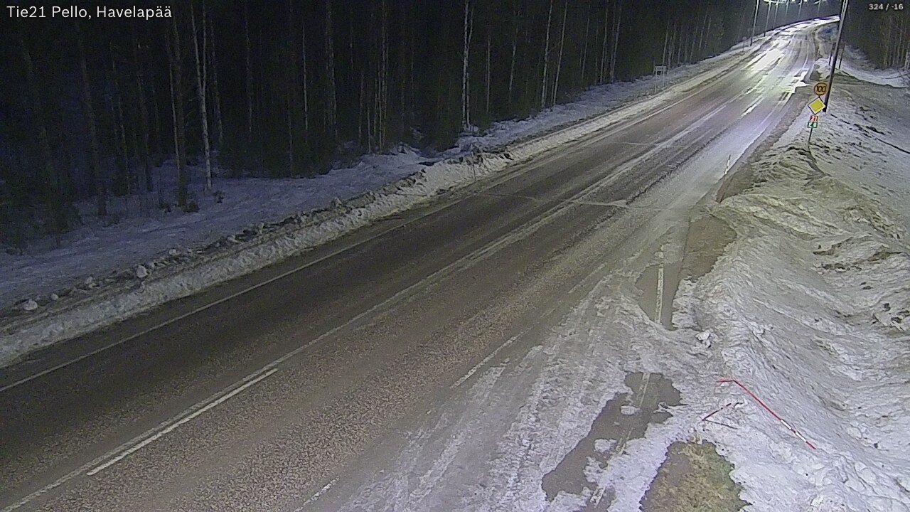 Kelikamerat Kuva Tie 21 Pello, Havelanpää, Pello, Lappi