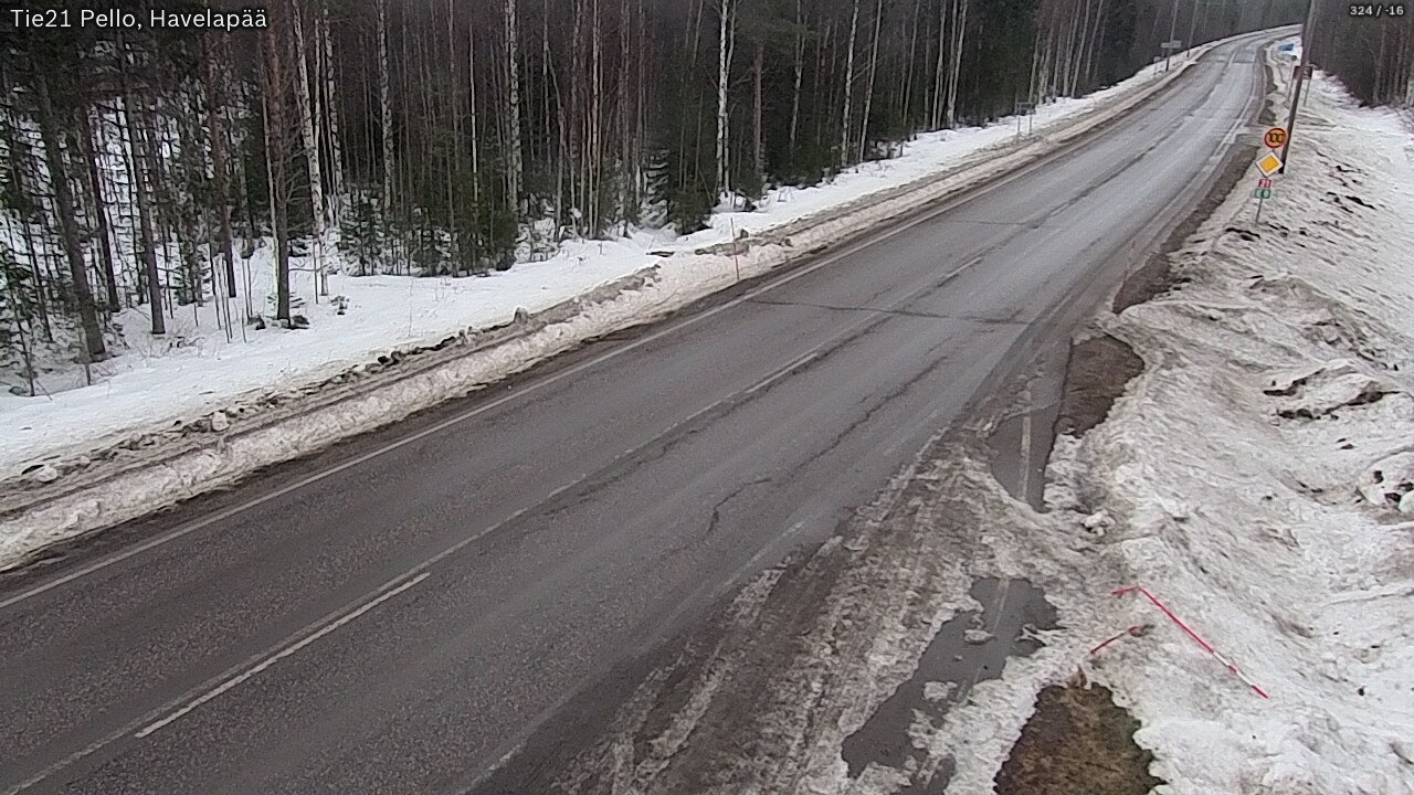 Kelikamerat Kuva Tie 21 Pello, Havelanpää, Pello, Lappi