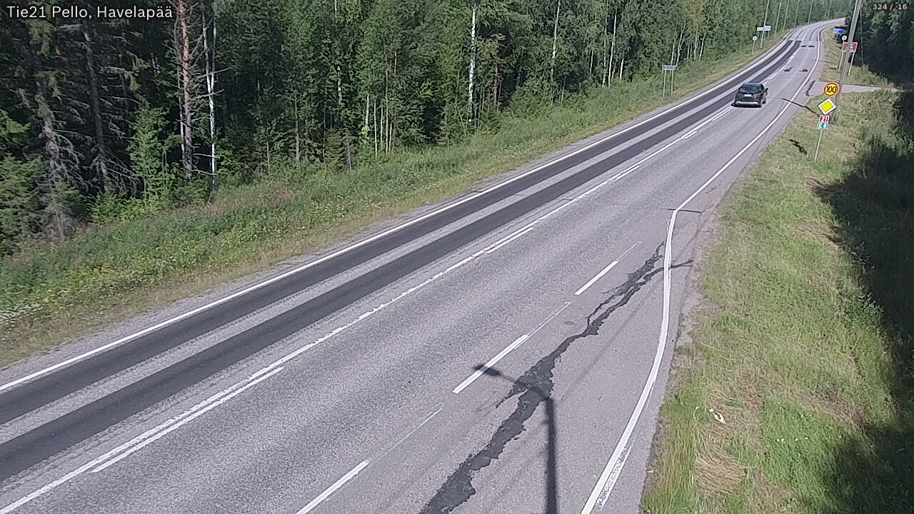 Weather Camera Image Road 21 Pello, Havelanpää, Pello, Lappi