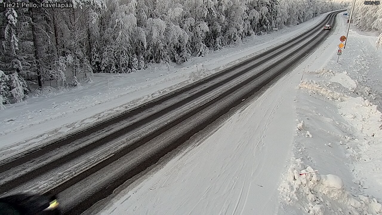 Kelikamerat Kuva Tie 21 Pello, Havelanpää, Pello, Lappi