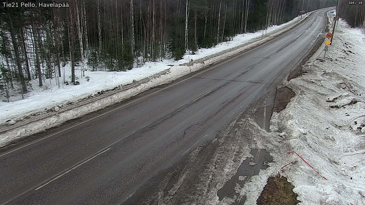 Kelikamerat Kuva Tie 21 Pello, Havelanpää, Pello, Lappi