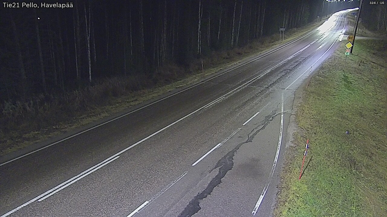 Kelikamerat Kuva Tie 21 Pello, Havelanpää, Pello, Lappi