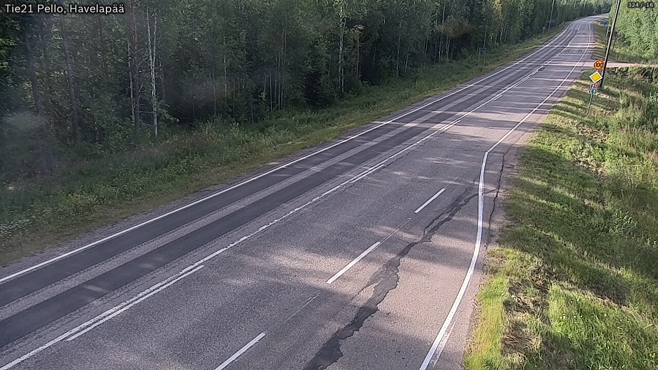 Kelikamerat Kuva Tie 21 Pello, Havelanpää, Pello, Lappi