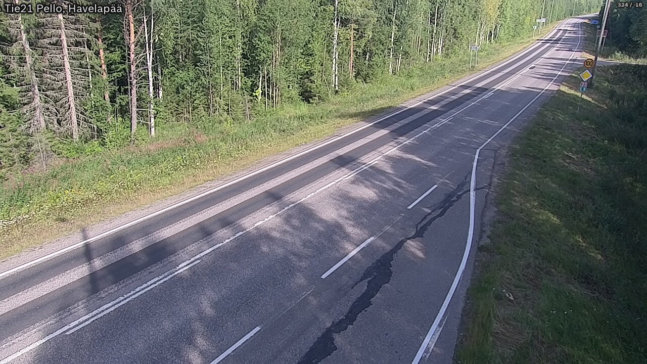 Weather Camera Image Road 21 Pello, Havelanpää, Pello, Lappi