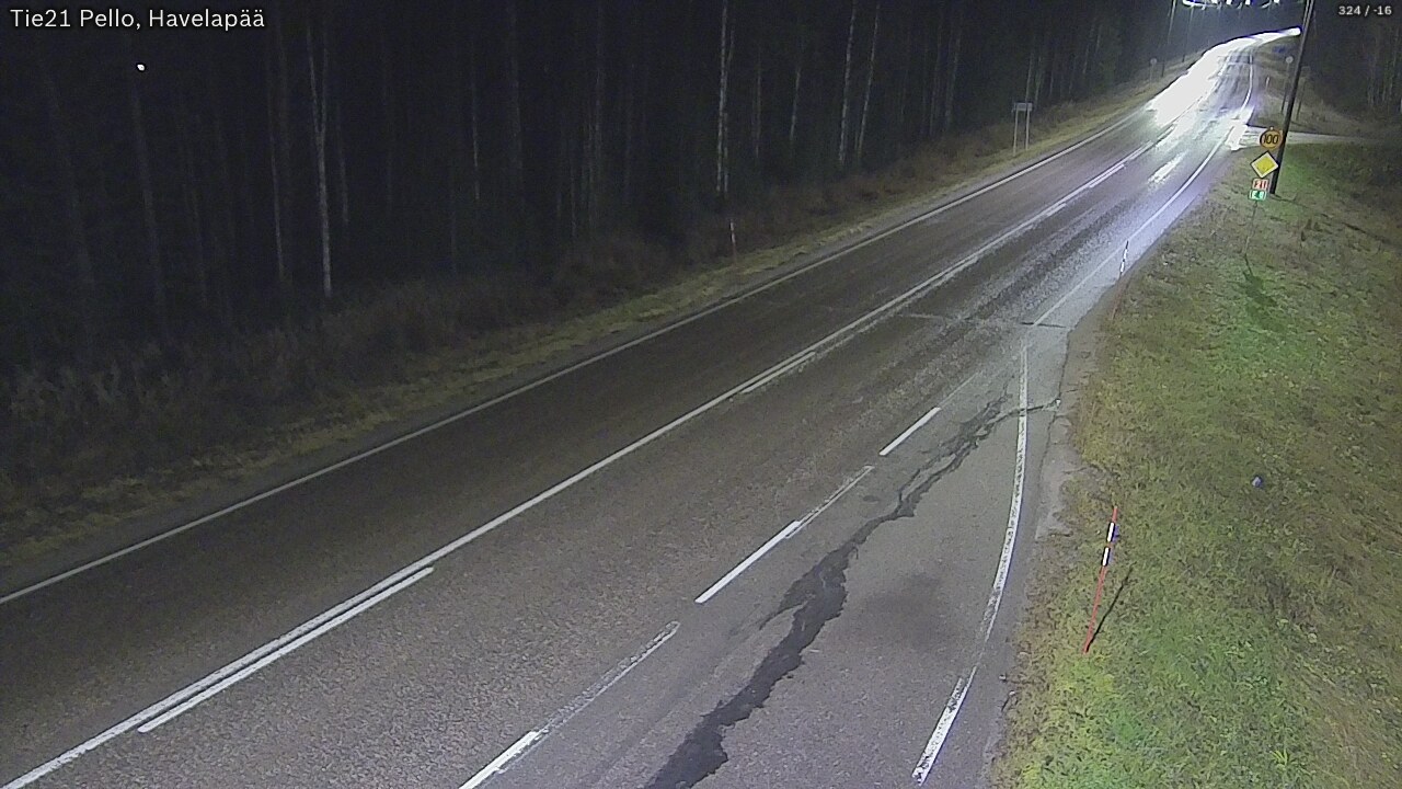 Kelikamerat Kuva Tie 21 Pello, Havelanpää, Pello, Lappi