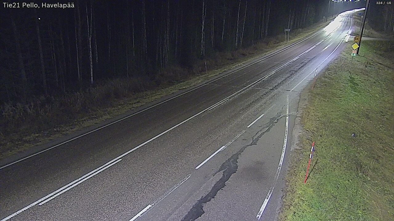 Kelikamerat Kuva Tie 21 Pello, Havelanpää, Pello, Lappi