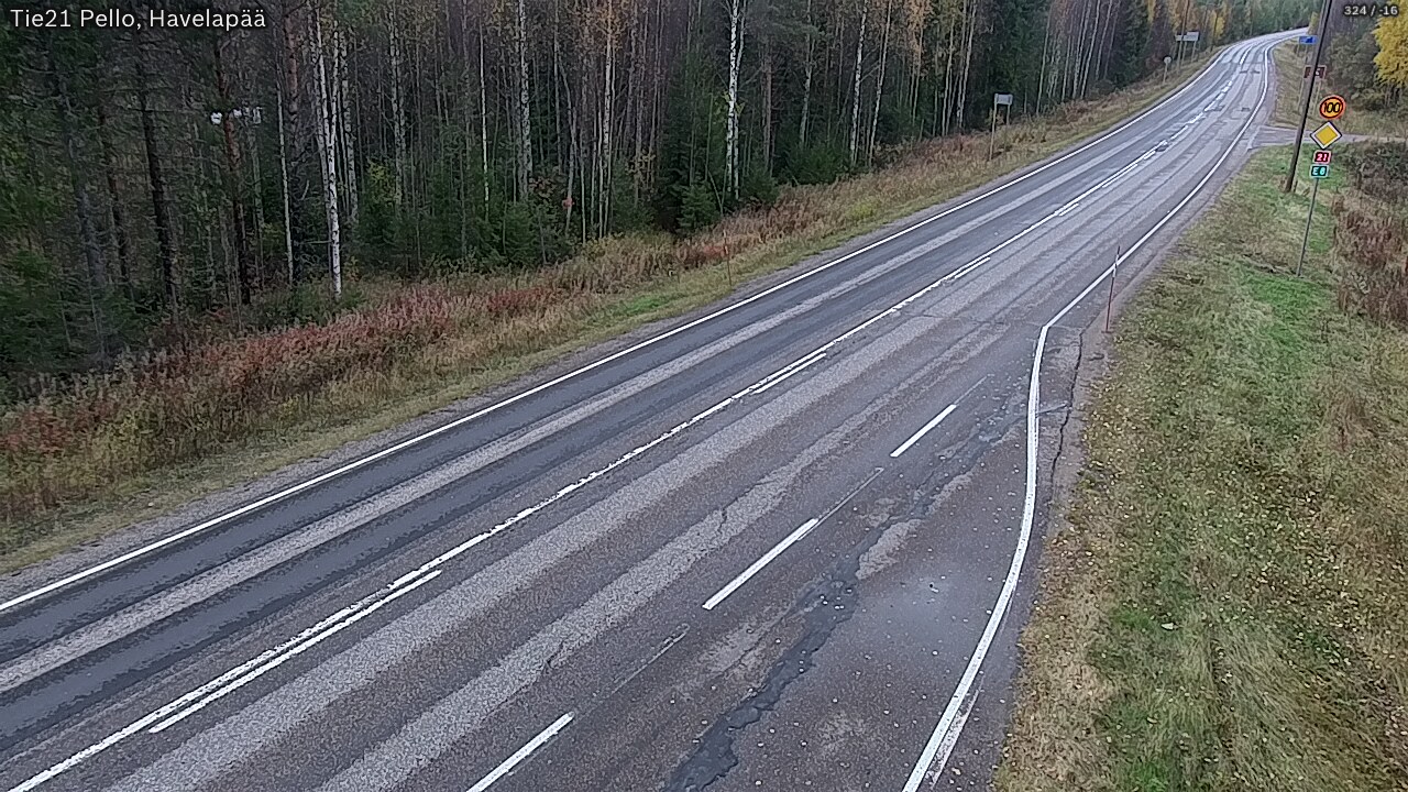 Kelikamerat Kuva Tie 21 Pello, Havelanpää, Pello, Lappi