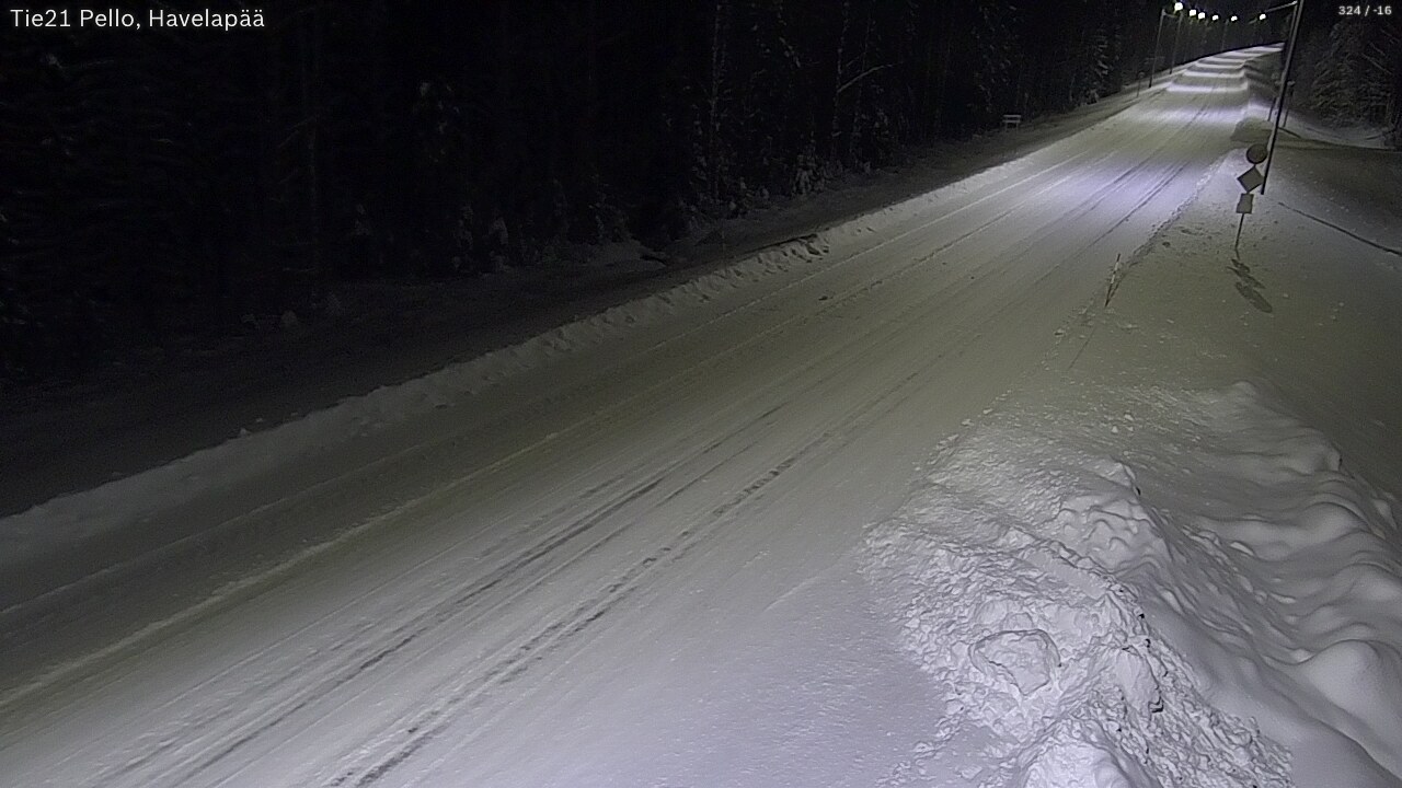 Kelikamerat Kuva Tie 21 Pello, Havelanpää, Pello, Lappi