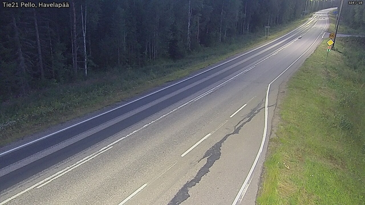 Kelikamerat Kuva Tie 21 Pello, Havelanpää, Pello, Lappi