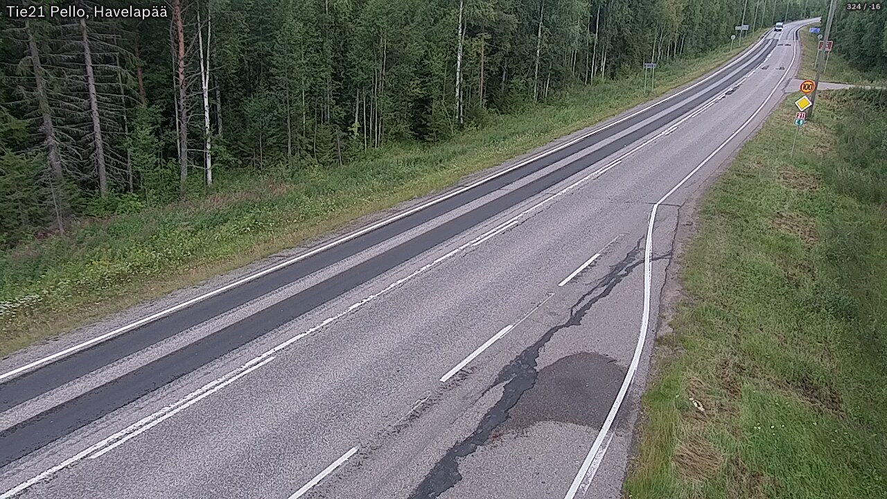 Kelikamerat Kuva Tie 21 Pello, Havelanpää, Pello, Lappi