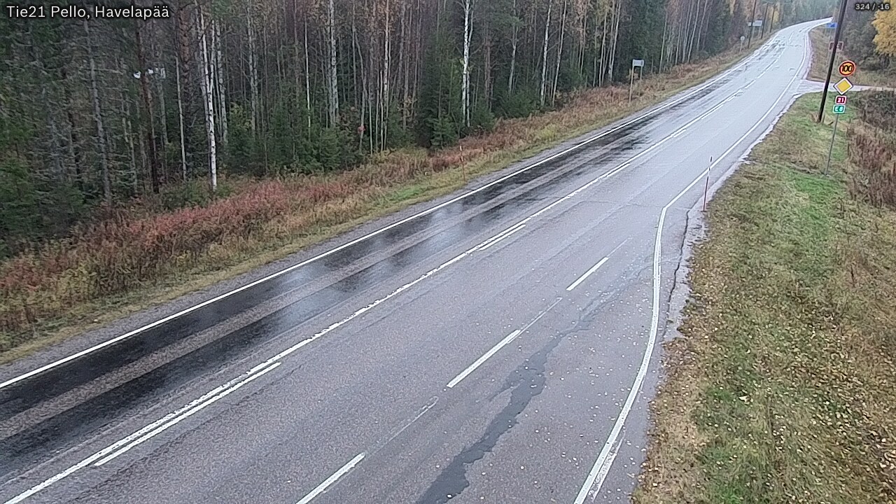 Weather Camera Image Road 21 Pello, Havelanpää, Pello, Lappi