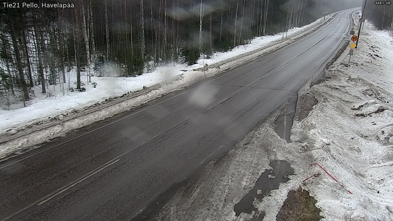 Weather Camera Image Road 21 Pello, Havelanpää, Pello, Lappi