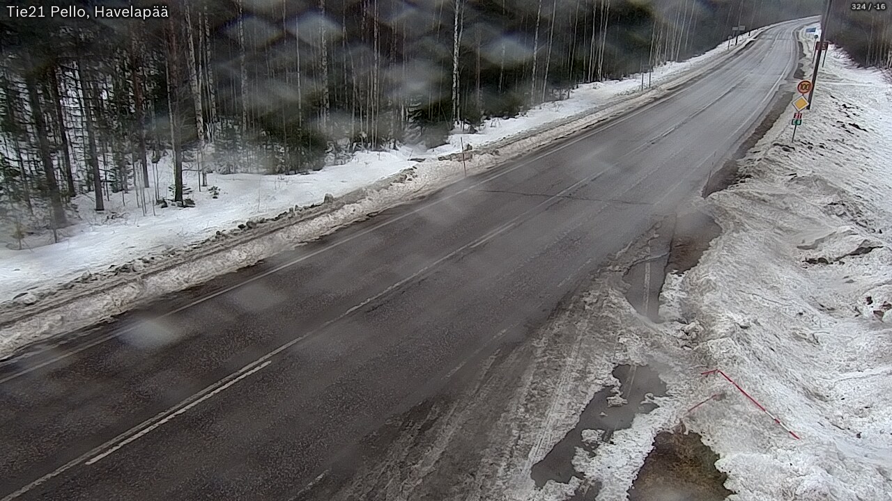 Kelikamerat Kuva Tie 21 Pello, Havelanpää, Pello, Lappi