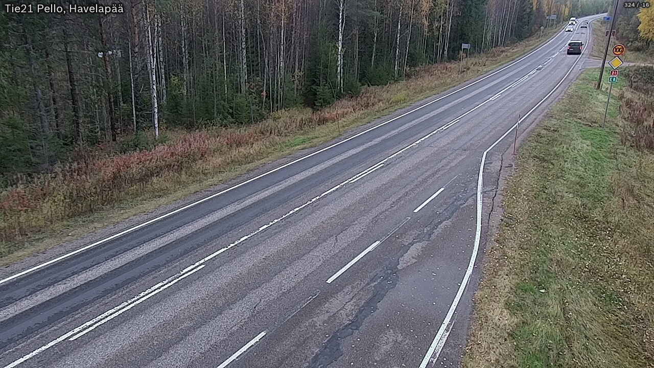 Kelikamerat Kuva Tie 21 Pello, Havelanpää, Pello, Lappi