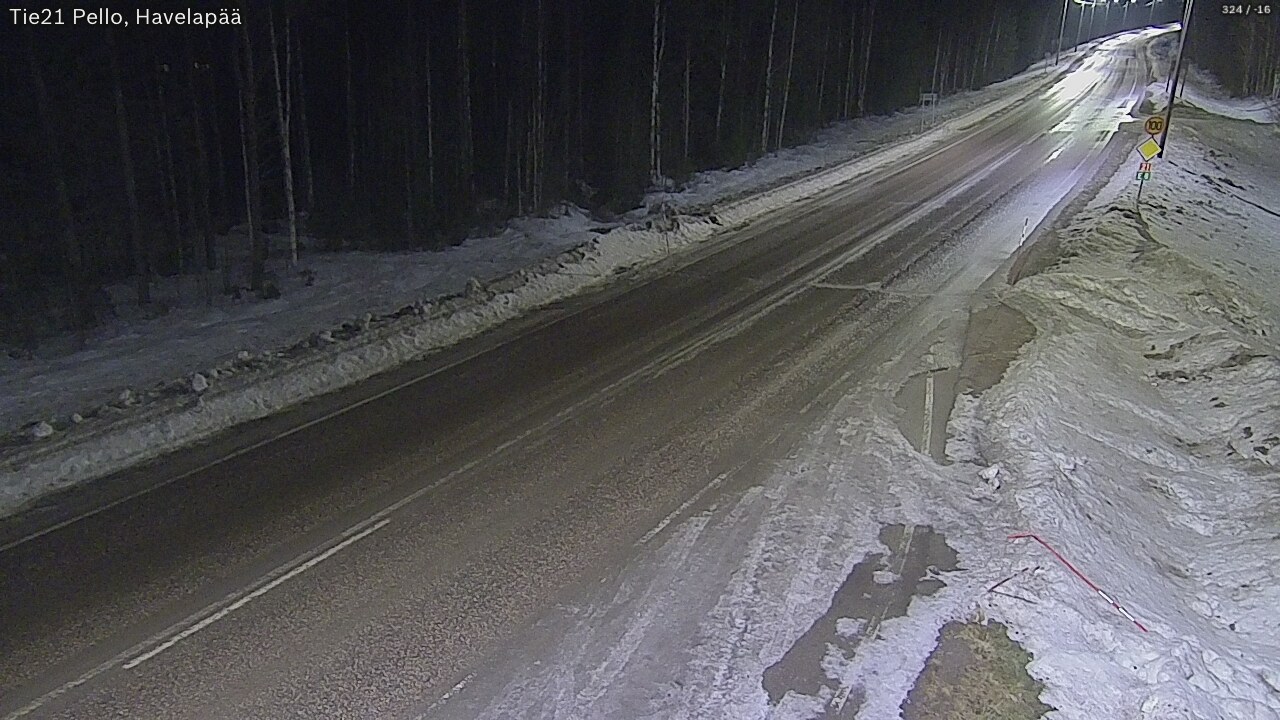 Kelikamerat Kuva Tie 21 Pello, Havelanpää, Pello, Lappi