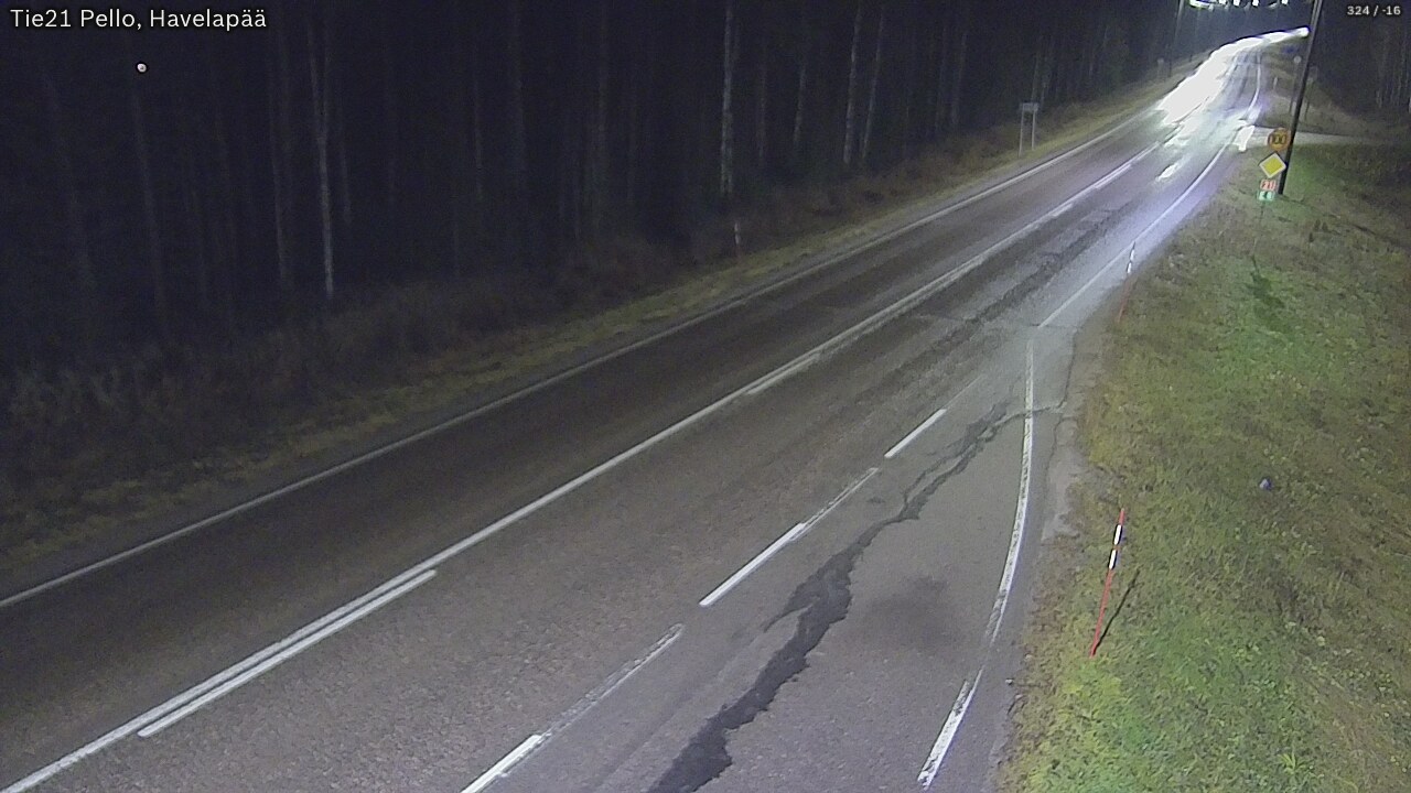 Kelikamerat Kuva Tie 21 Pello, Havelanpää, Pello, Lappi