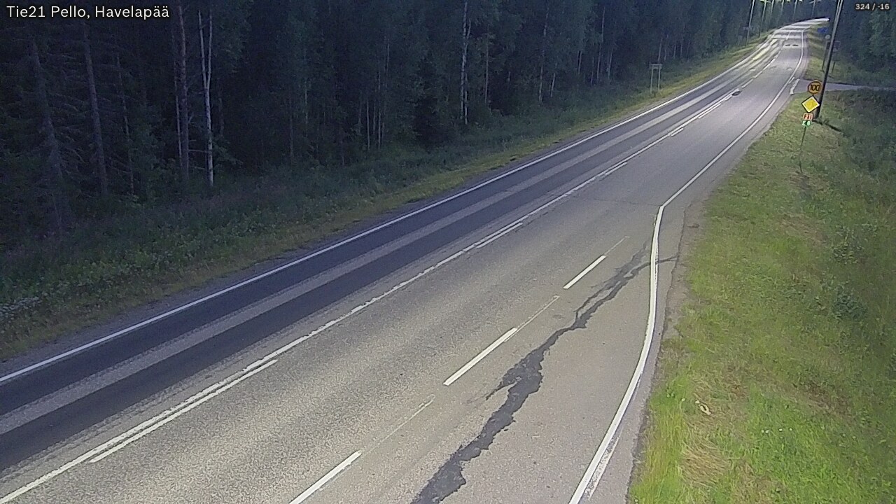 Kelikamerat Kuva Tie 21 Pello, Havelanpää, Pello, Lappi