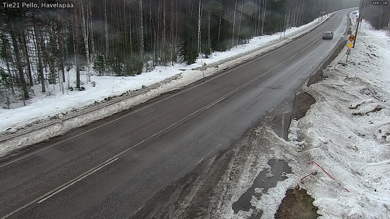 Kelikamerat Kuva Tie 21 Pello, Havelanpää, Pello, Lappi