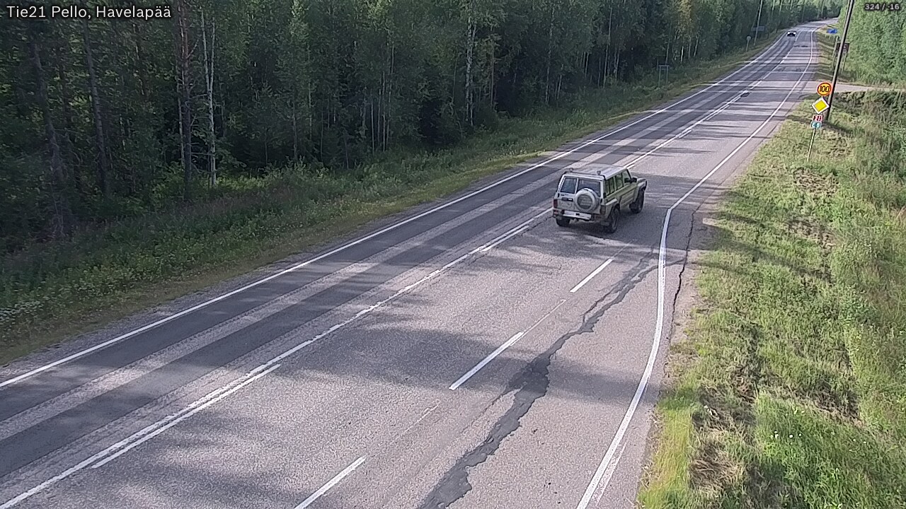 Kelikamerat Kuva Tie 21 Pello, Havelanpää, Pello, Lappi