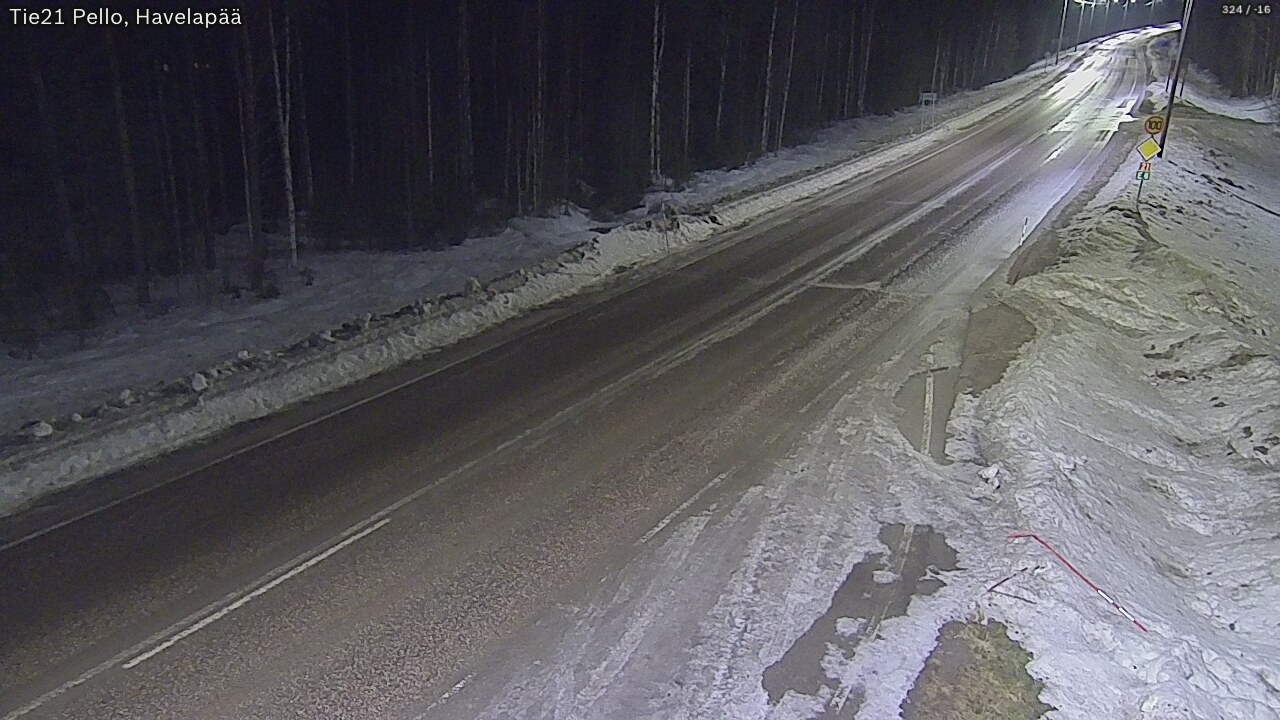 Kelikamerat Kuva Tie 21 Pello, Havelanpää, Pello, Lappi