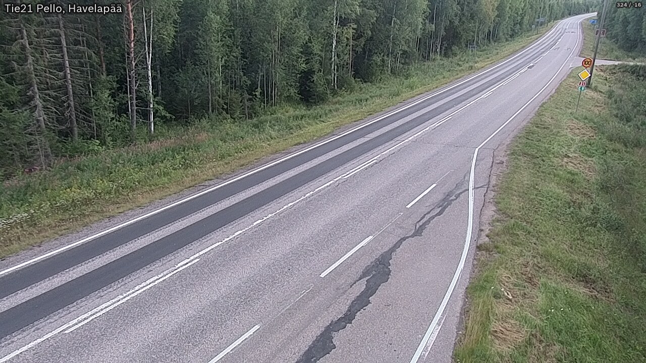 Kelikamerat Kuva Tie 21 Pello, Havelanpää, Pello, Lappi