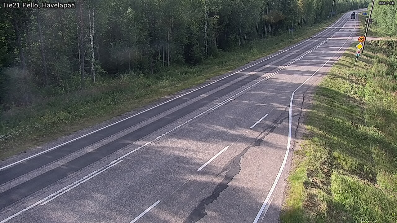 Kelikamerat Kuva Tie 21 Pello, Havelanpää, Pello, Lappi