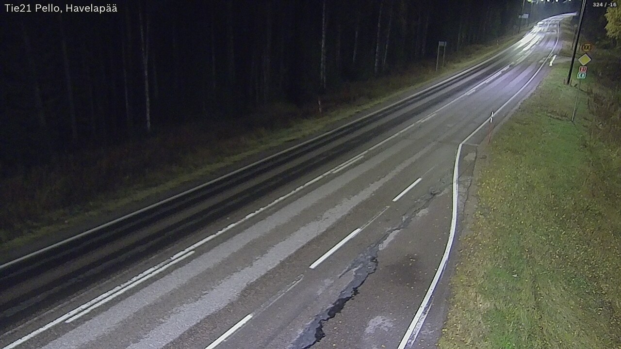 Kelikamerat Kuva Tie 21 Pello, Havelanpää, Pello, Lappi