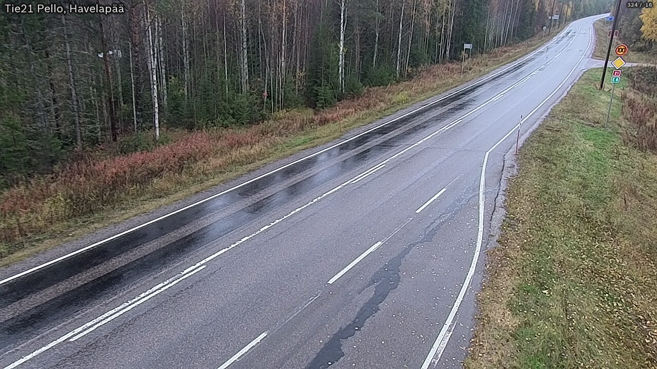 Weather Camera Image Road 21 Pello, Havelanpää, Pello, Lappi