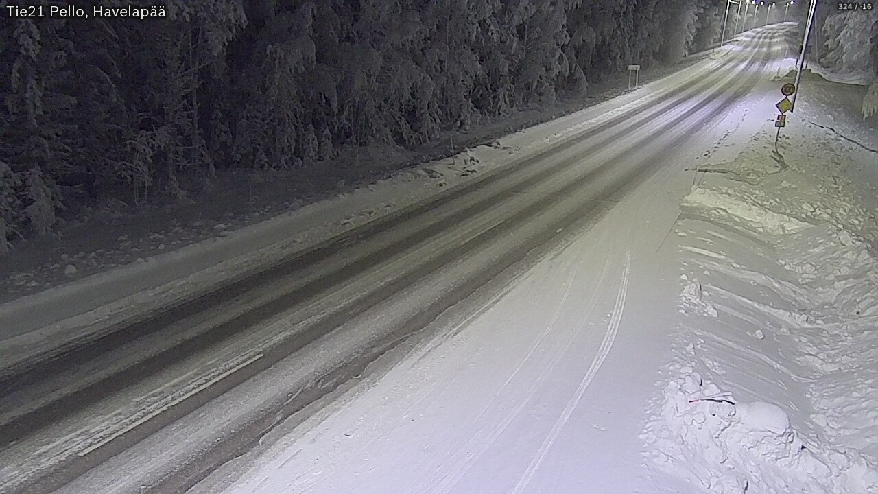 Kelikamerat Kuva Tie 21 Pello, Havelanpää, Pello, Lappi
