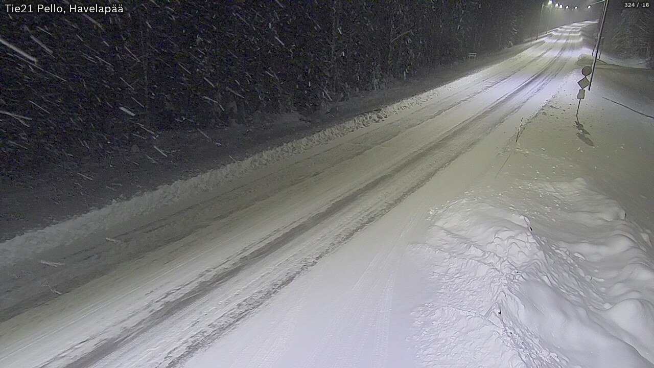 Kelikamerat Kuva Tie 21 Pello, Havelanpää, Pello, Lappi