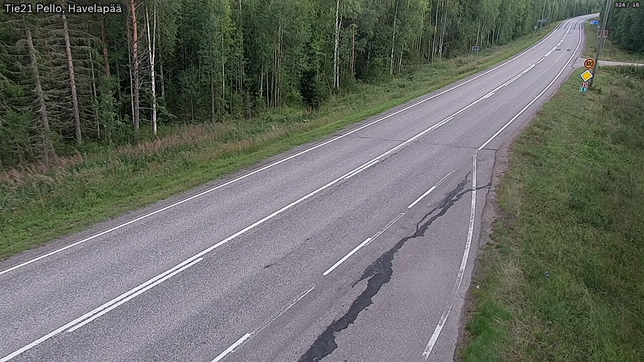 Kelikamerat Kuva Tie 21 Pello, Havelanpää, Pello, Lappi