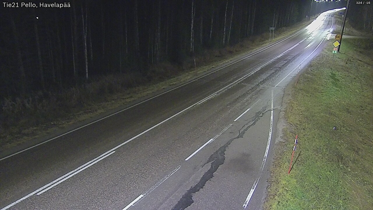 Kelikamerat Kuva Tie 21 Pello, Havelanpää, Pello, Lappi