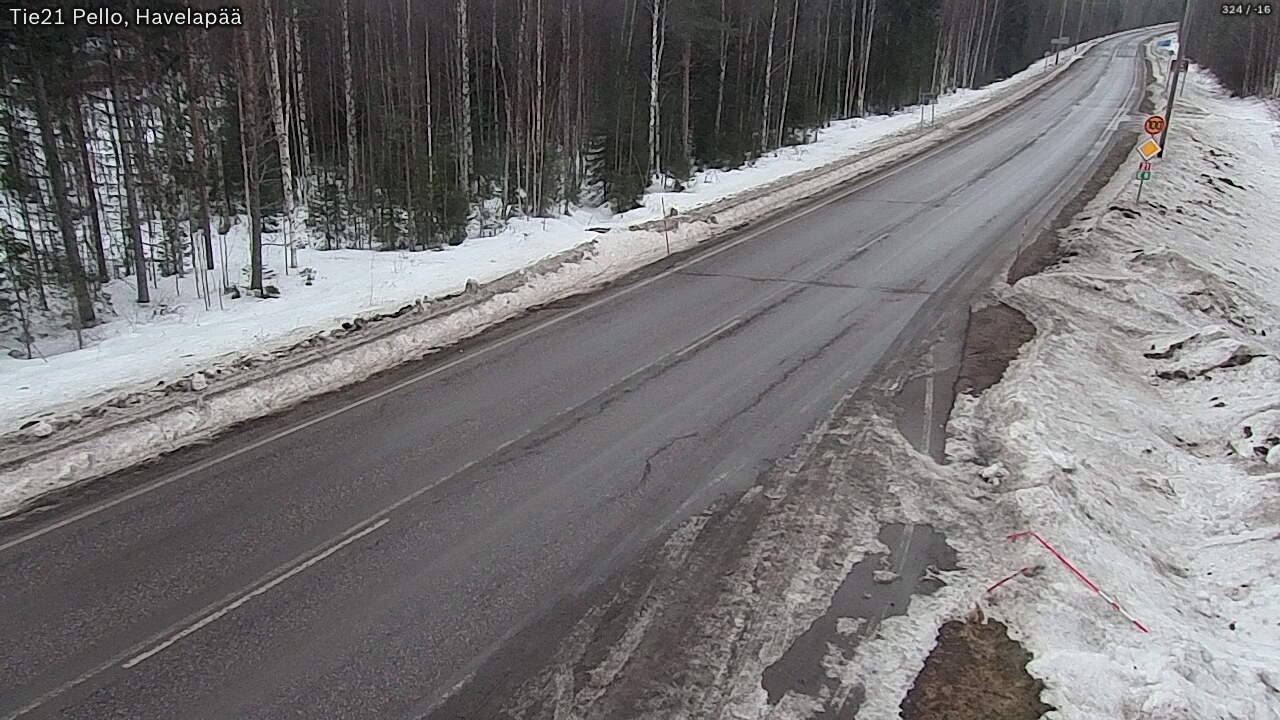 Kelikamerat Kuva Tie 21 Pello, Havelanpää, Pello, Lappi